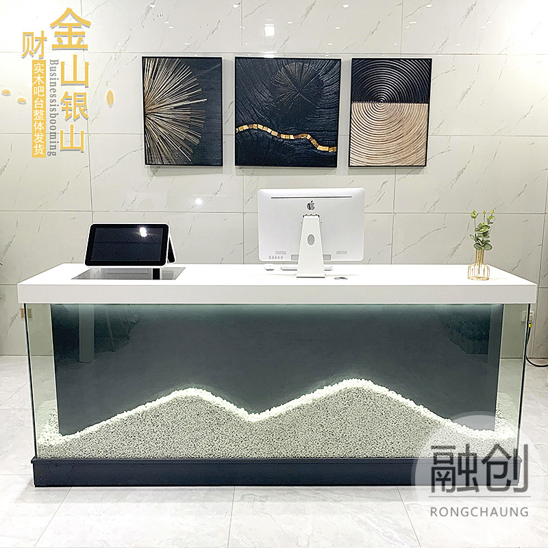 威斯顿展厅商场影院玻璃钢前台门框装饰组合大型景观美陈家具定制